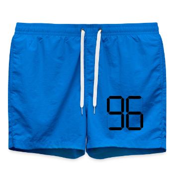 NUMBER 96 Ninety-Six Gift Digital - Swim Trunks - cobalt blue - Front