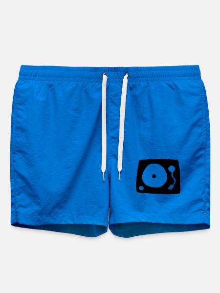 Record player - Swim Trunks - cobalt blue