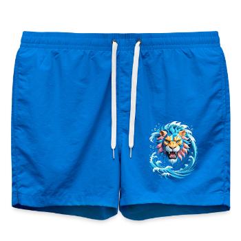 lion rois des vagues - Short de bain - cobalt blue - Devant