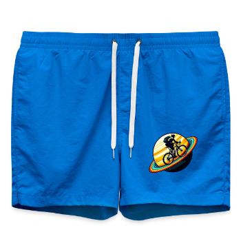 Radfahrer auf dem Saturn - Badeshorts - Cobalt blue - Vorne
