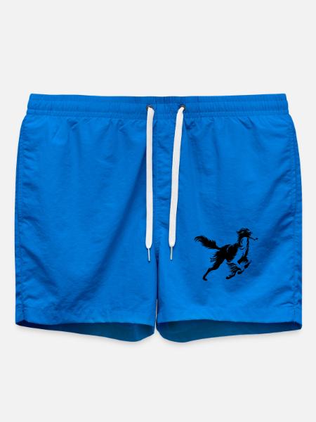 Borzoi - Swim Trunks - cobalt blue