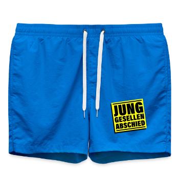 Junggesellenabschied Jga Junggeselle - Badeshorts - Cobalt blue - Vorne
