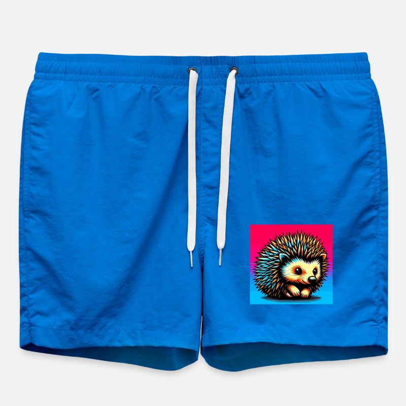 hedgehog - Swim Trunks - cobalt blue