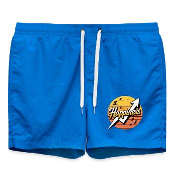 Happiness Aufwärtskurs Design - Badeshorts - Cobalt blue - Vorne
