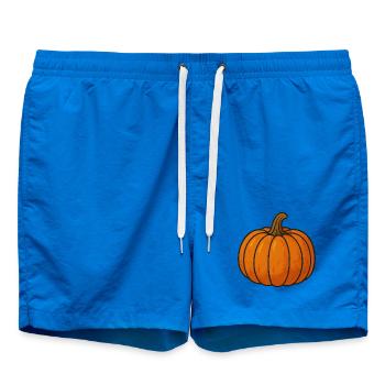 Illustration de dessin animé de citrouille - Short de bain - cobalt blue - Devant