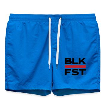 Mein Black Forest - Schwarzwald - Badeshorts - Cobalt blue - Vorne - AI Model Male 185 light (185cm)