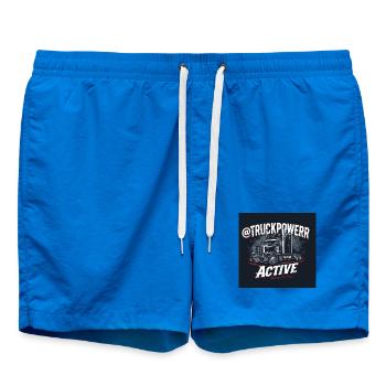 TruckPower Active Trucker Tee - Swim Trunks - cobalt blue - Front