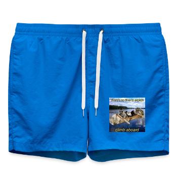 Waschbären-Flussrettungsboot - Badeshorts - Cobalt blue - Vorne