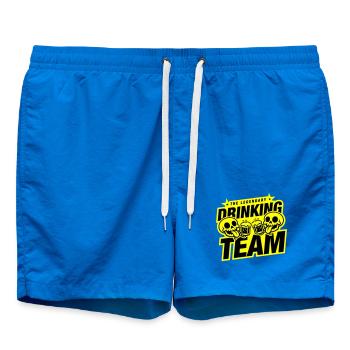 Drinking Team Skelett Bier - Badeshorts - Cobalt blue - Vorne