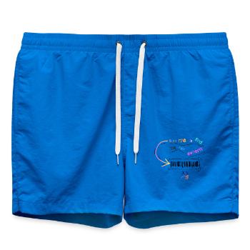 Scannez-moi pour le propriétaire légitime - Short de bain - cobalt blue - Devant - AI Model Male 185 light (185cm)