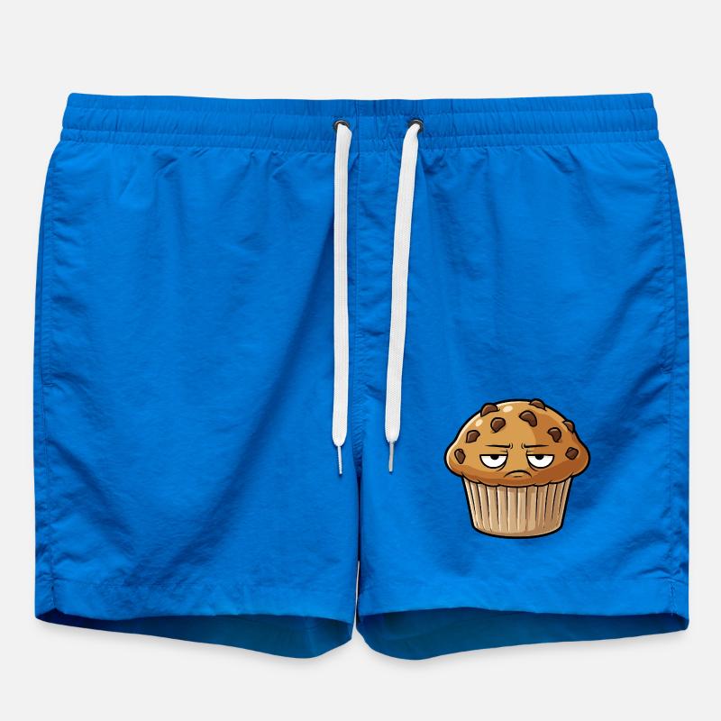 Grim Muffin Face - Swim Trunks - cobalt blue