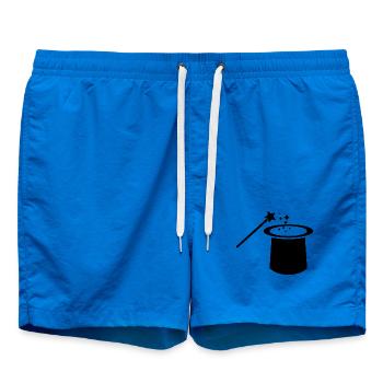 Chapeau magique - Short de bain - cobalt blue - Devant - AI Model Male 185 light (185cm)