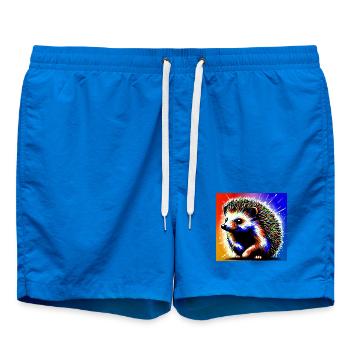 hedgehog - Swim Trunks - cobalt blue - Front