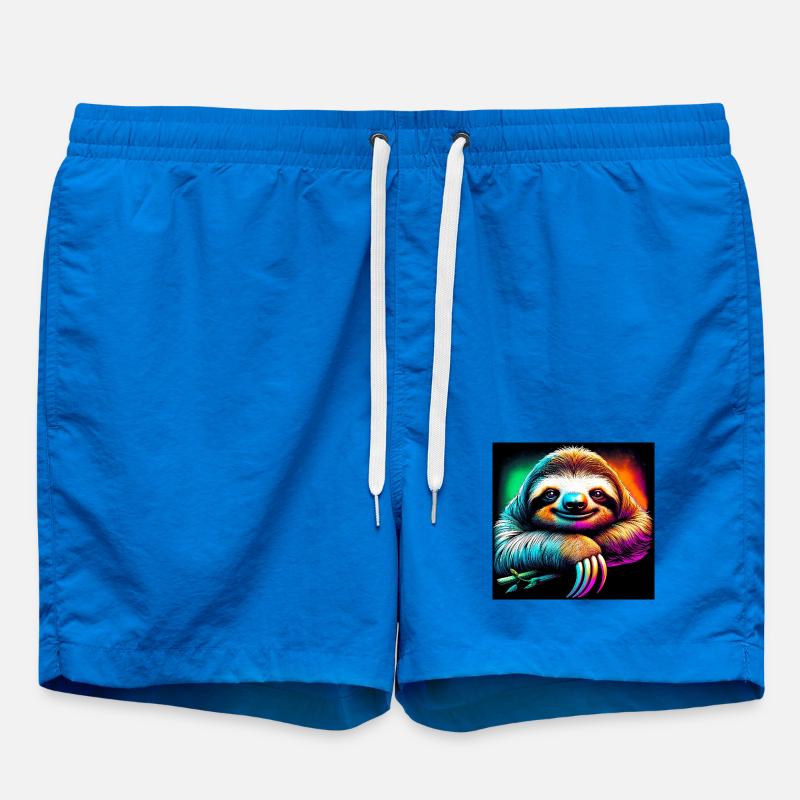 sloth - Swim Trunks - cobalt blue