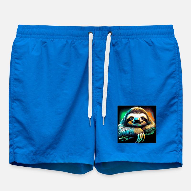 sloth - Swim Trunks - cobalt blue
