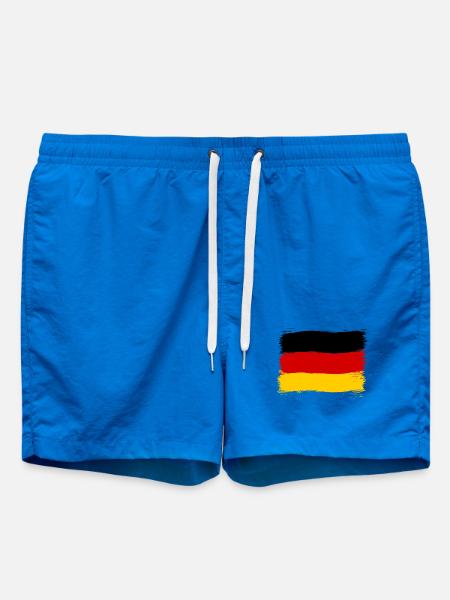 Deutschland Fanshirt für Deutschland Fans - Badeshorts - Cobalt blue