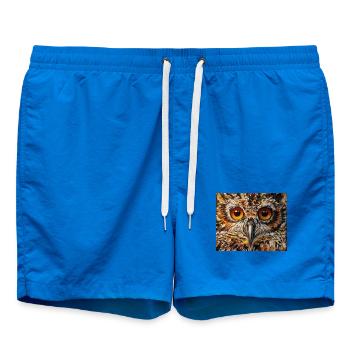 Wise Owl - Badeshorts - Cobalt blue - Vorne - AI Model Male 185 light (185cm)