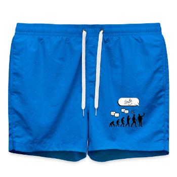 Entwicklung der Kommunikation - Badeshorts - Cobalt blue - Vorne - AI Model Male 185 light (185cm)