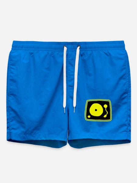 Record player - Swim Trunks - cobalt blue