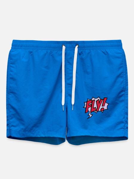 2541614 15932863 fly - Swim Trunks - cobalt blue