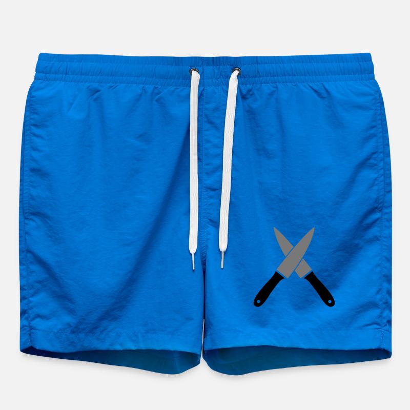 knife - Swim Trunks - cobalt blue