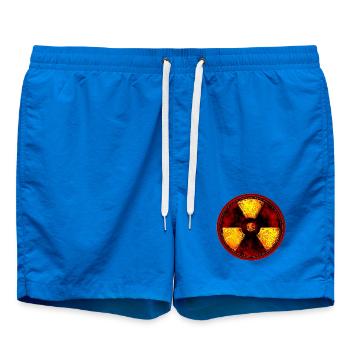 Radioactive - Swim Trunks - cobalt blue - Front