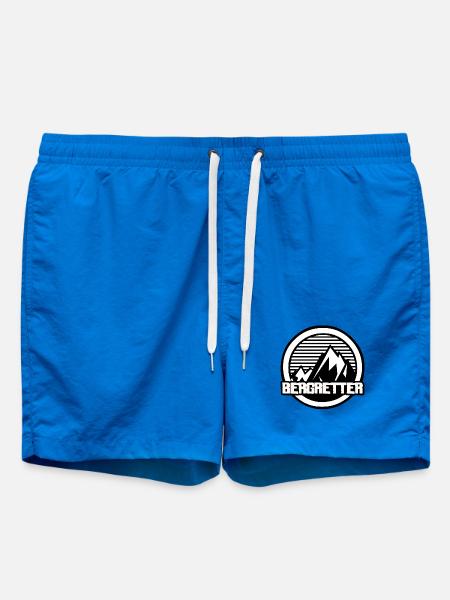 Bergsteiger - Bergretter - Bergrettung - Wanderung - Badeshorts - Cobalt blue