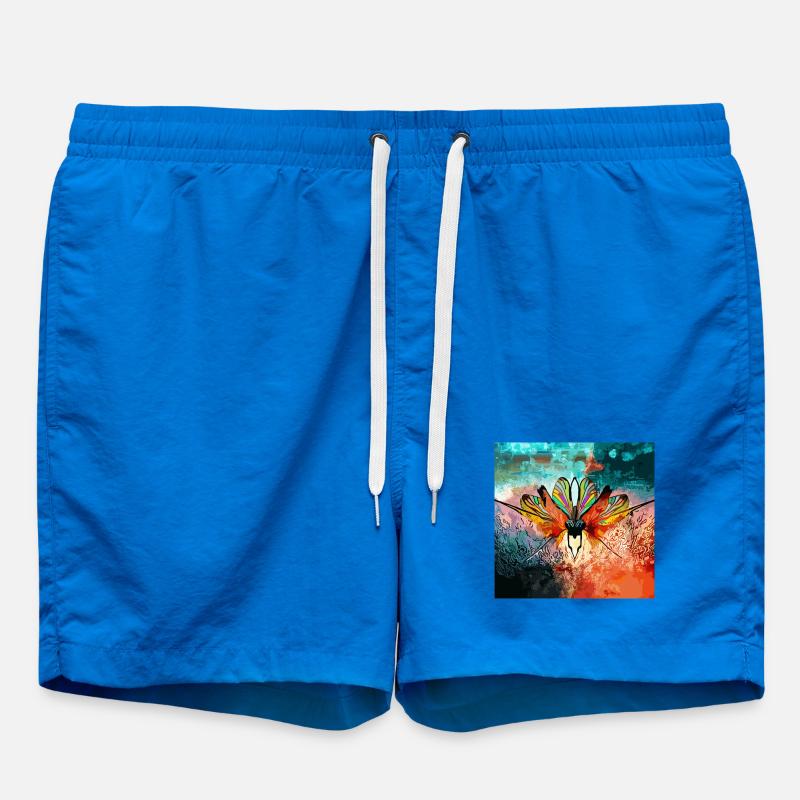 Farbiger Schmetterlingstraum - Badeshorts - Cobalt blue