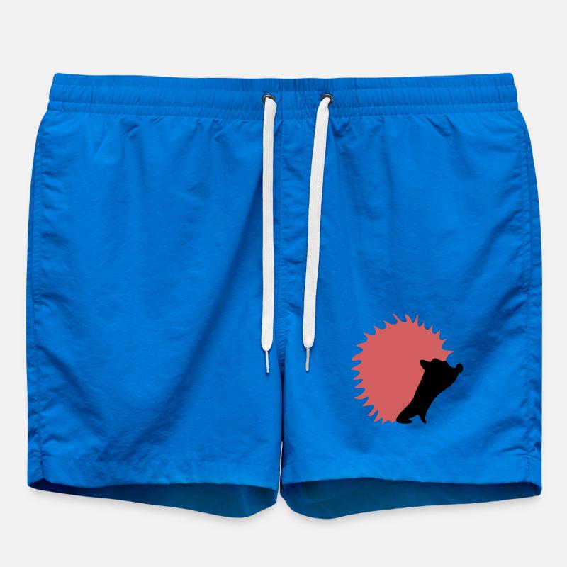 Autumn hedgehogs - Swim Trunks - cobalt blue