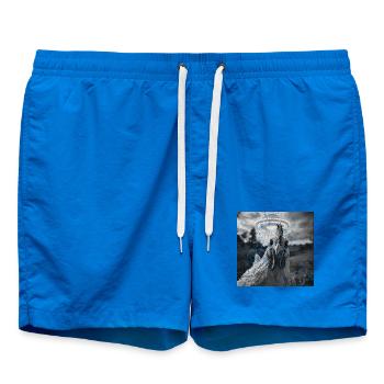 Huhn Selfie UFO Fun Shirt - Badeshorts - Cobalt blue - Vorne