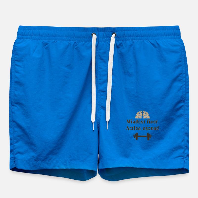 MIndsetFirstActionSecond_20250924 - Short de bain - cobalt blue