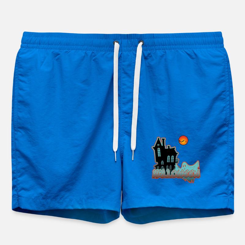 Maison Hantée Nuit Digitale - Short de bain - cobalt blue