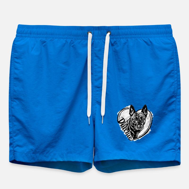 Dutch Shepherd -Dutchie  - Swim Trunks - cobalt blue