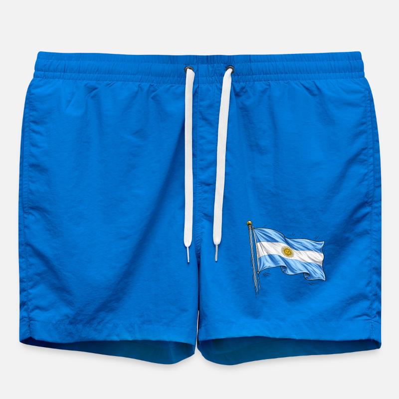 Drapeau de l’Argentine - Short de bain - cobalt blue