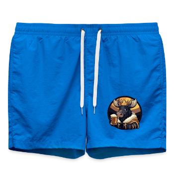 Elch Bier Lustig - Badeshorts - Cobalt blue - Vorne