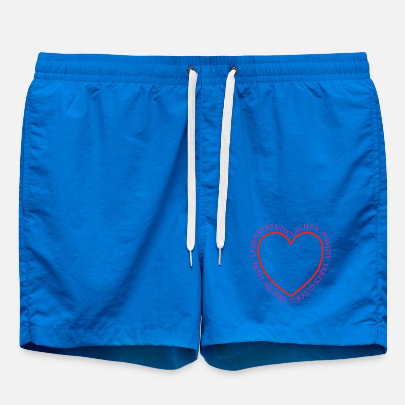 Herzring der Freude - Badeshorts - Cobalt blue