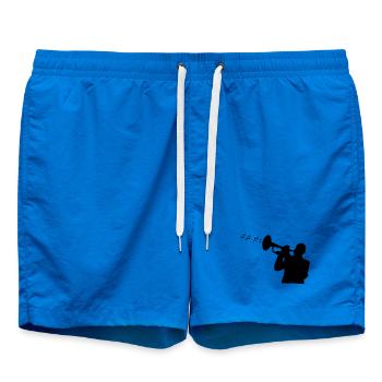 jazz music - Swim Trunks - cobalt blue - Front