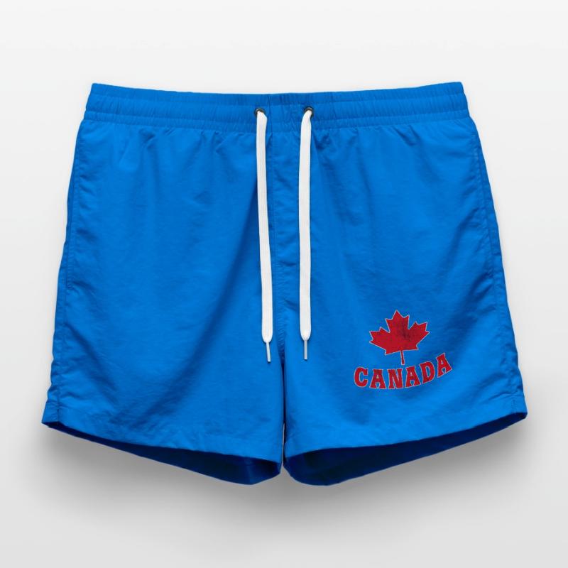 Canada / Gift / Maple Leaf / Gift Idea Swim Trunks