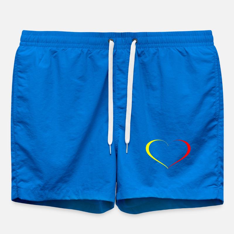 Coeur Jaune Rouge - Short de bain - cobalt blue