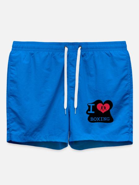 I Love Boxing - Short de bain - cobalt blue