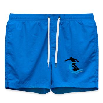 Surfeur - Short de bain - cobalt blue - Devant - AI Model Male 185 light (185cm)
