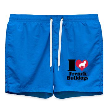 J'aime les bouledogues français ... / + - Short de bain - cobalt blue - Devant