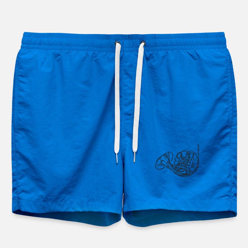 horn - Swim Trunks - cobalt blue