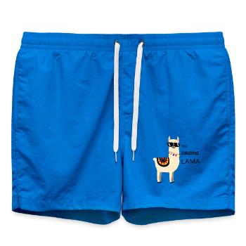 NO DRAMA LAMA - Swim Trunks - cobalt blue - Front