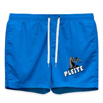 Plesiosaur Pleite Cartoon - Badeshorts - Cobalt blue - Vorne