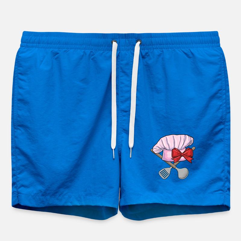 Cooking Chef's Hat Kitchen - Swim Trunks - cobalt blue