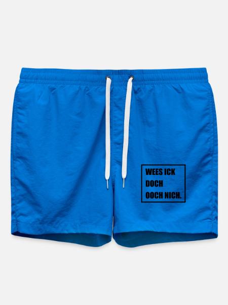 Wees Ick doch Ooch nich - Berlinern Lustig - Badeshorts - Cobalt blue