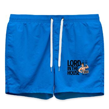 Father Dad Father's Day Men's Day Men's Day Funny - Swim Trunks - cobalt blue - Front