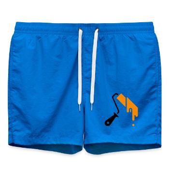 Painter's role with paint - Swim Trunks - cobalt blue - Front