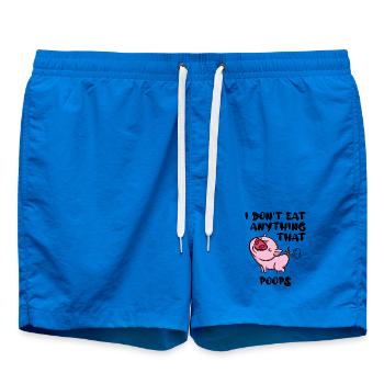 Schwein Vegan Statement - Badeshorts - Cobalt blue - Vorne